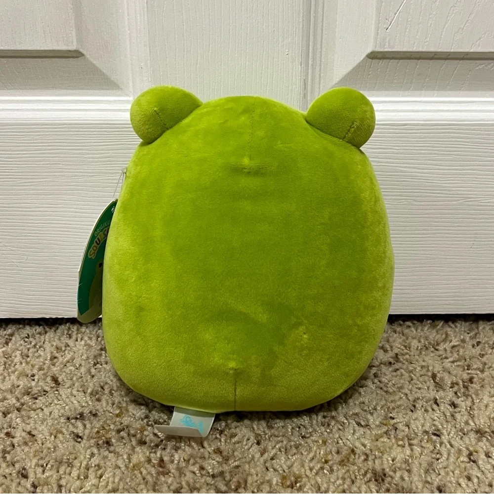 💗 Squishmallow - 7.5” Wendy‎ Green Frog with Pink Accents
